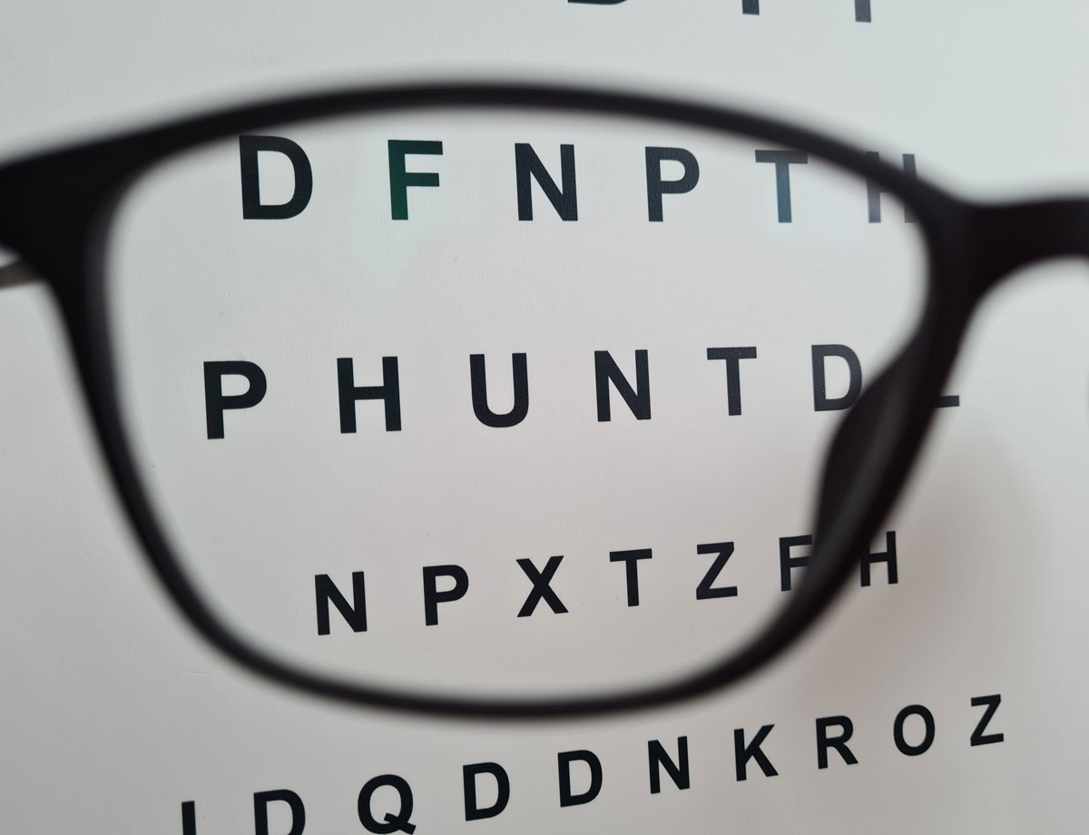 lunettes adaptées à la correction